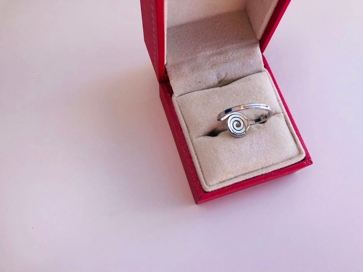 Bague Spirale Ajustable en Acier Inoxydable