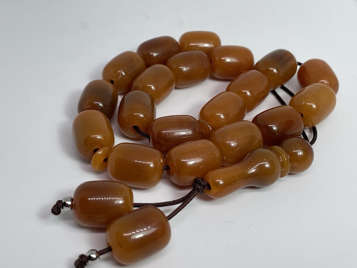 Burnt Orange Worry Beads – Greek Gift – Anti Stress Toy – Gift for Him