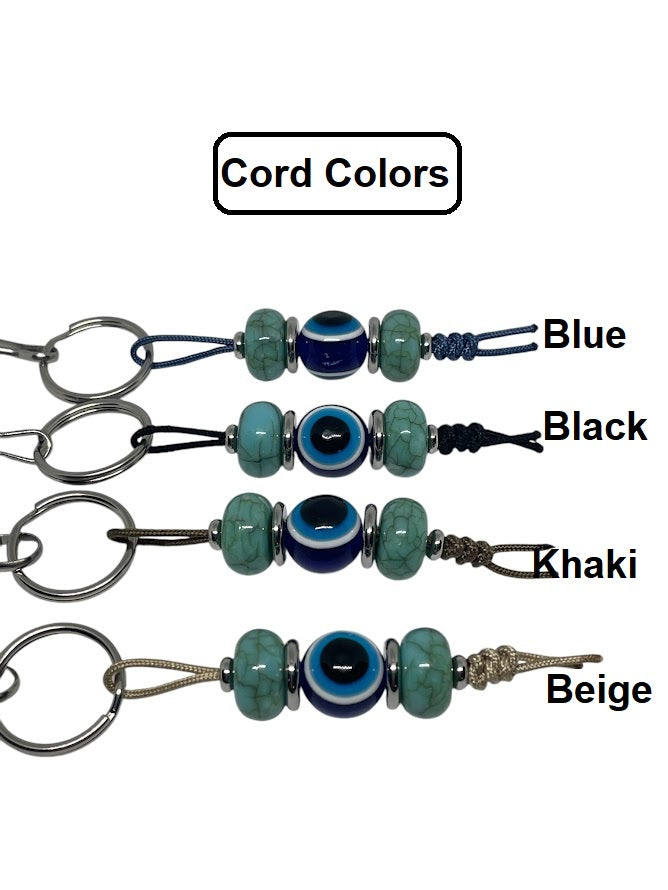 Turquoise Evil Eye Bag Charm - Bag Accessory - Gift for Her
