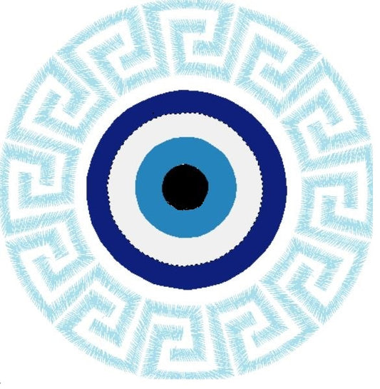 Evil Eye Machine Embroidery Design - Digital Embroidery File