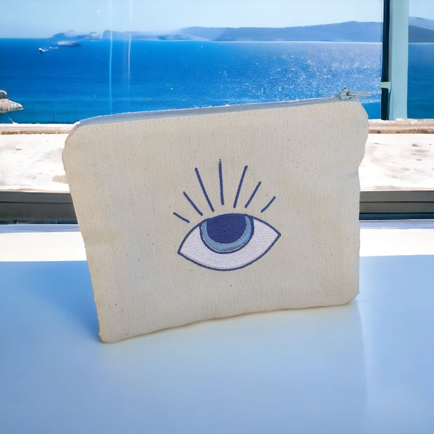 Fichier de broderie numérique Oeil Bleu avec Cils – Téléchargement instantané