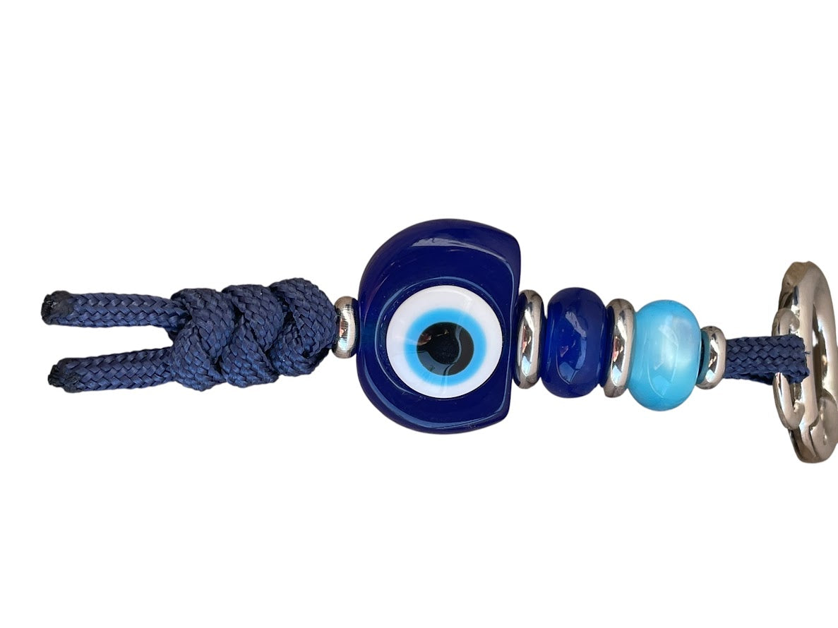 Blue Evil Eye Bag Charm – Elegance & Protection