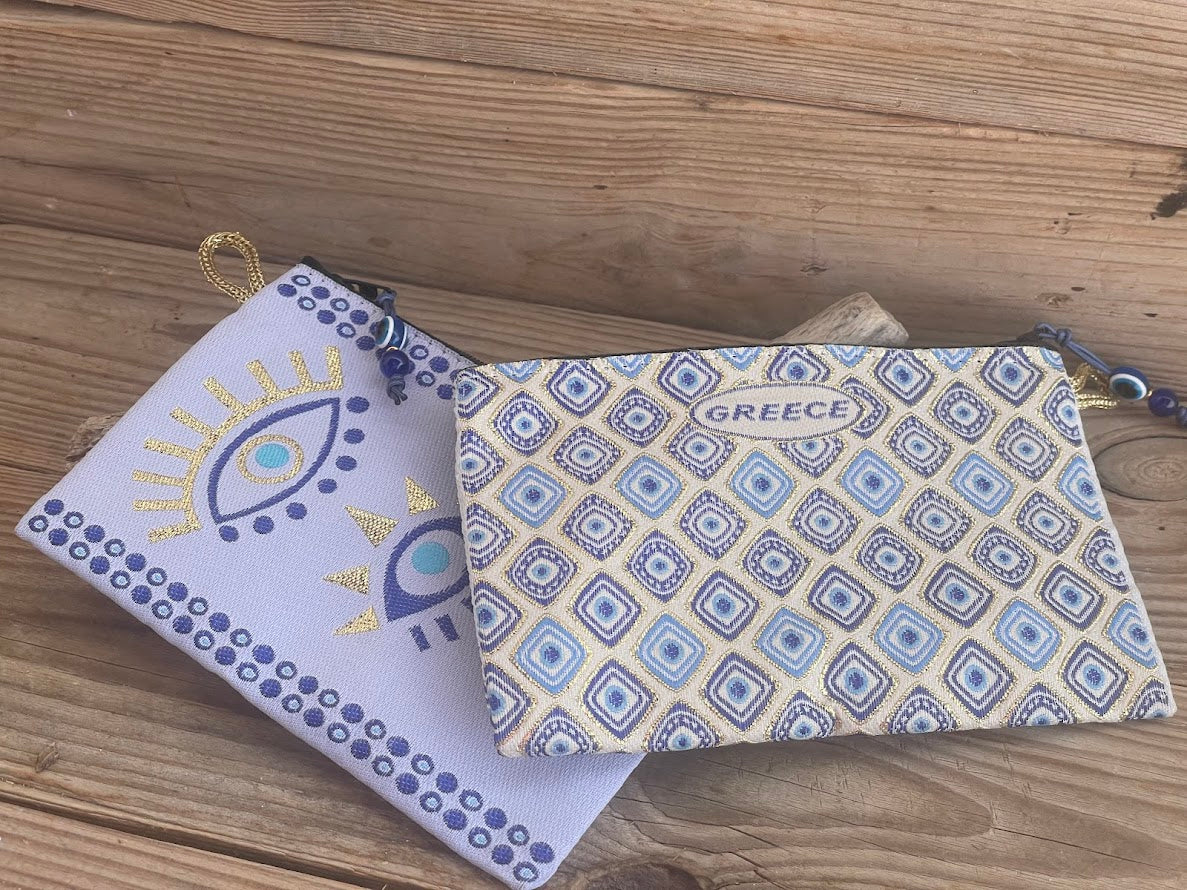 Evil Eye Purse – Greek Small Pouch - Greek Gift
