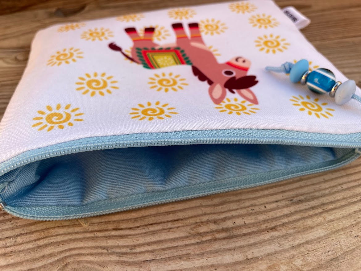 Greek Donkey Zip Pouch - Greek Gift