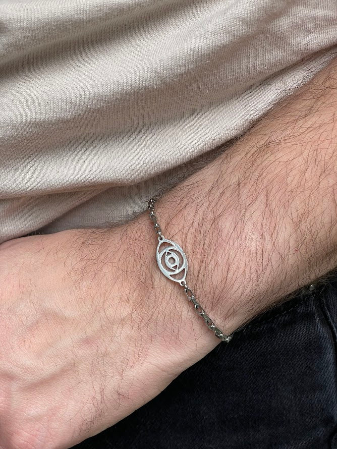 Lucky Stainless Steel Bracelet – Hamsa Hand or Evil Eye