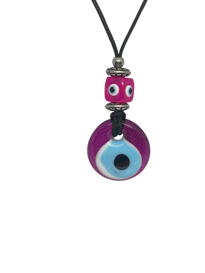 Bijou de Rétroviseur De Voiture Oeil Bleu En Verre