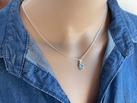 Collier Main de Fatma en Argent - Bijou Protection