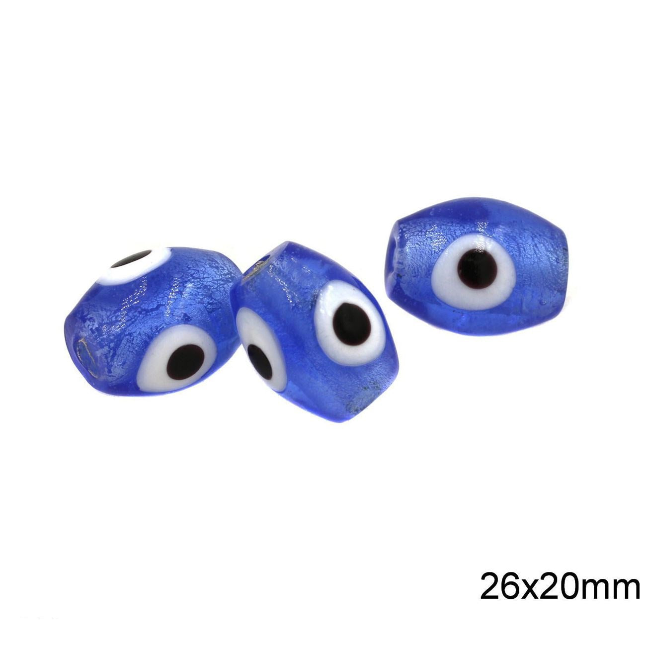 Bijou Retroviseur Croix & Oeil Bleu - Accessoire Voiture