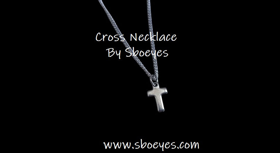 Petit Collier Croix en Acier Inoxydable