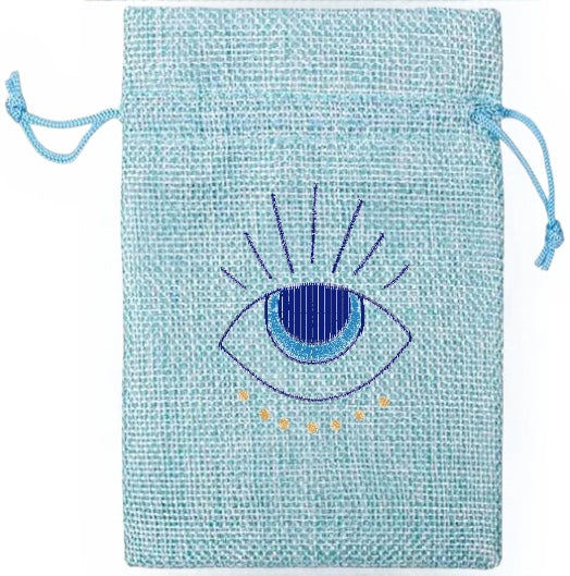 Fichier de broderie numérique Oeil Bleu avec Cils – Téléchargement instantané