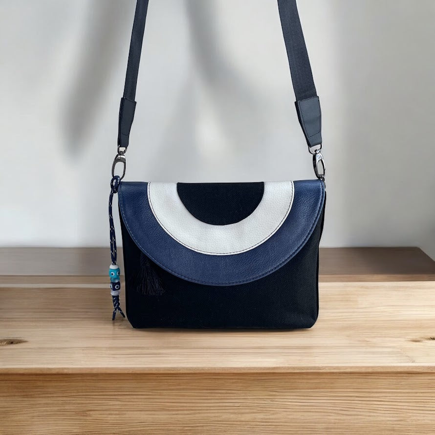 Evil Eye Bag Charm - Beaded Bag Charm - Bag Accessory