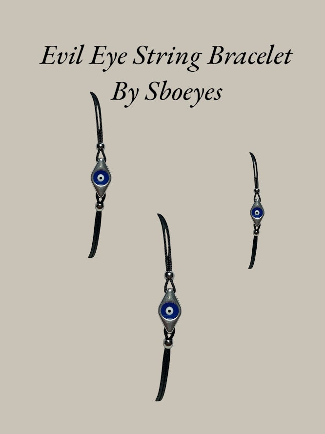 Bracelet Oeil Bleu Ajustable - Bracelet Porte Bonheur