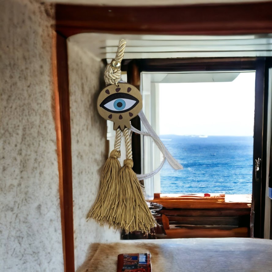 Evil Eye Wishes Wall Hanging - New years gift - Housewarming Gift