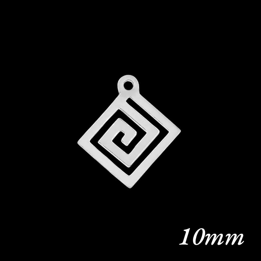 Collier Motif Grec en Argent 925