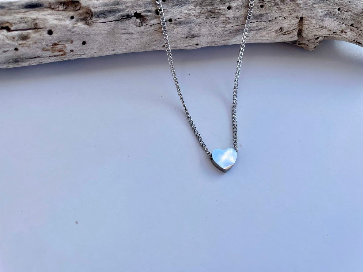 Collier Coeur en Acier pour Elle