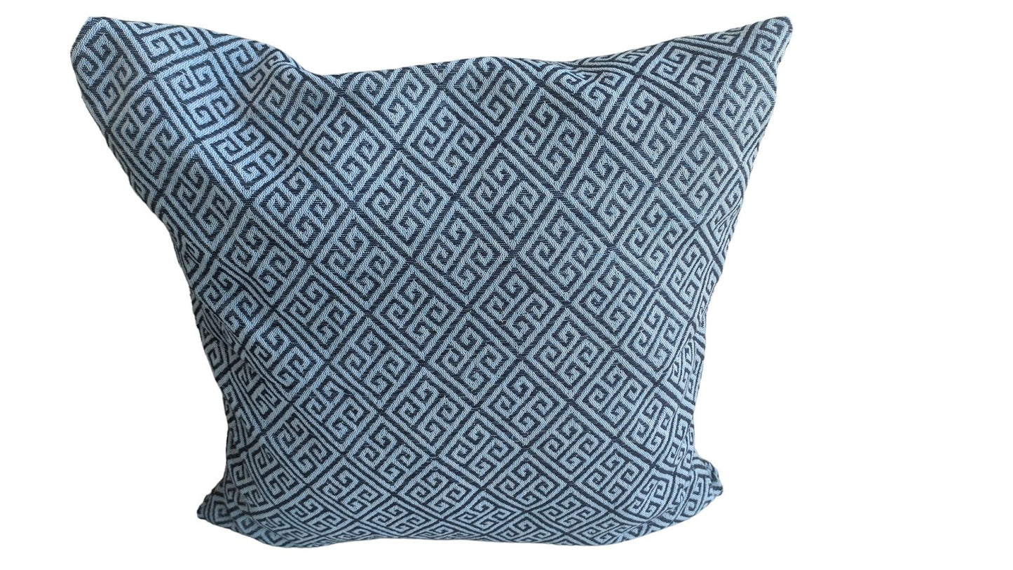 Greek Key Cushion Cover - 40 cm x 40 cm - Cotton fabric