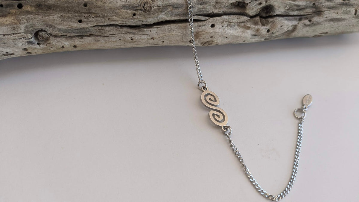 Infinity Spiral Bracelet | Stainless Steel Jewelry