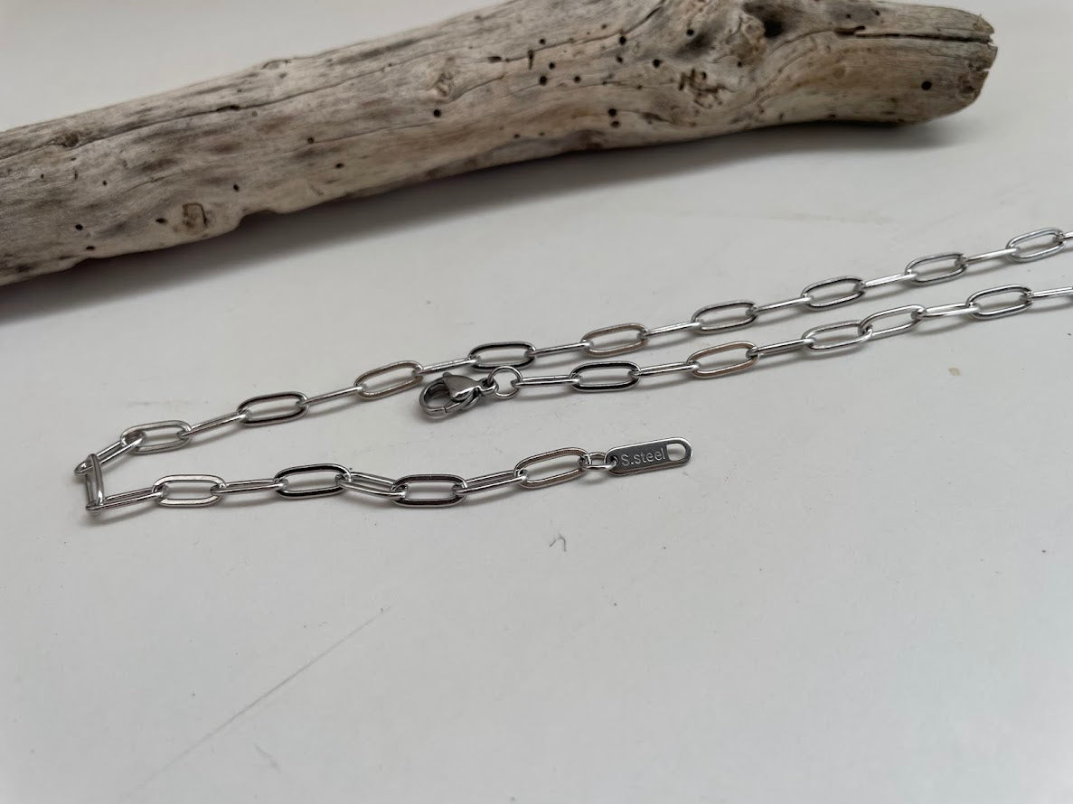 Collier Set Oeil Bleu Doré en Acier Inoxydable