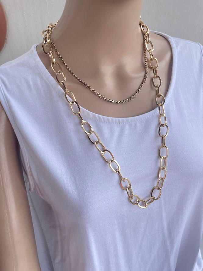 Collier Acrylique Léopard Pour Femme