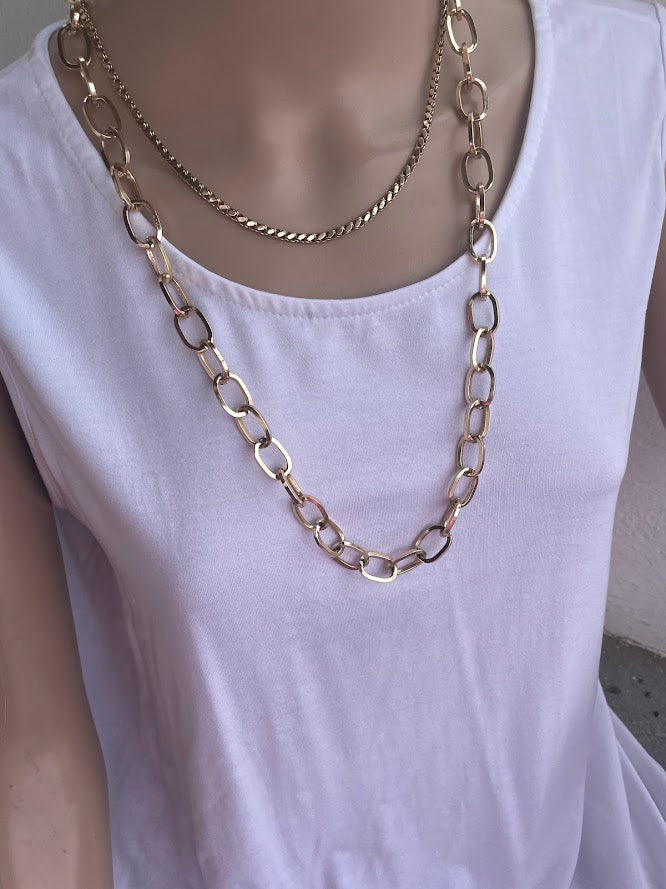 Collier Acrylique Léopard Pour Femme