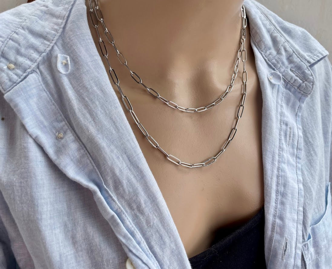 Collier Set Oeil Bleu Doré en Acier Inoxydable