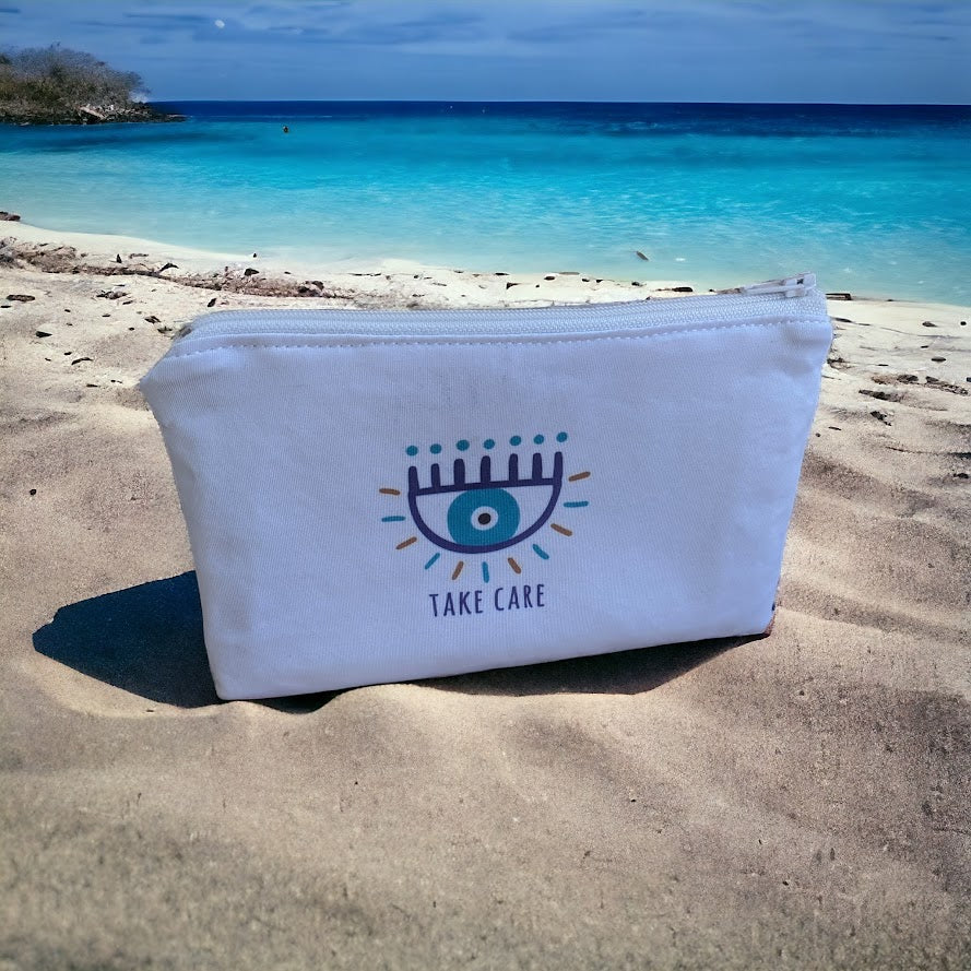 Pochette oeil bleu Lycra Fabriquée en Grèce -