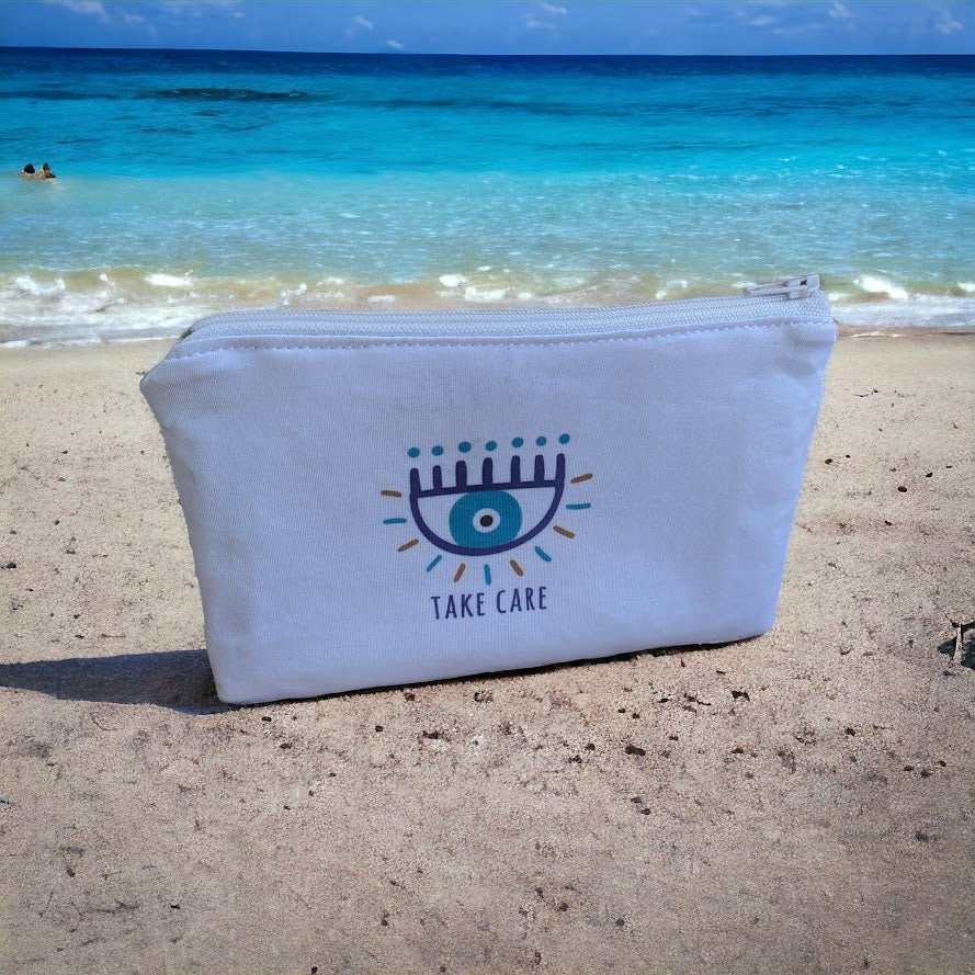 Pochette oeil bleu Lycra Fabriquée en Grèce -