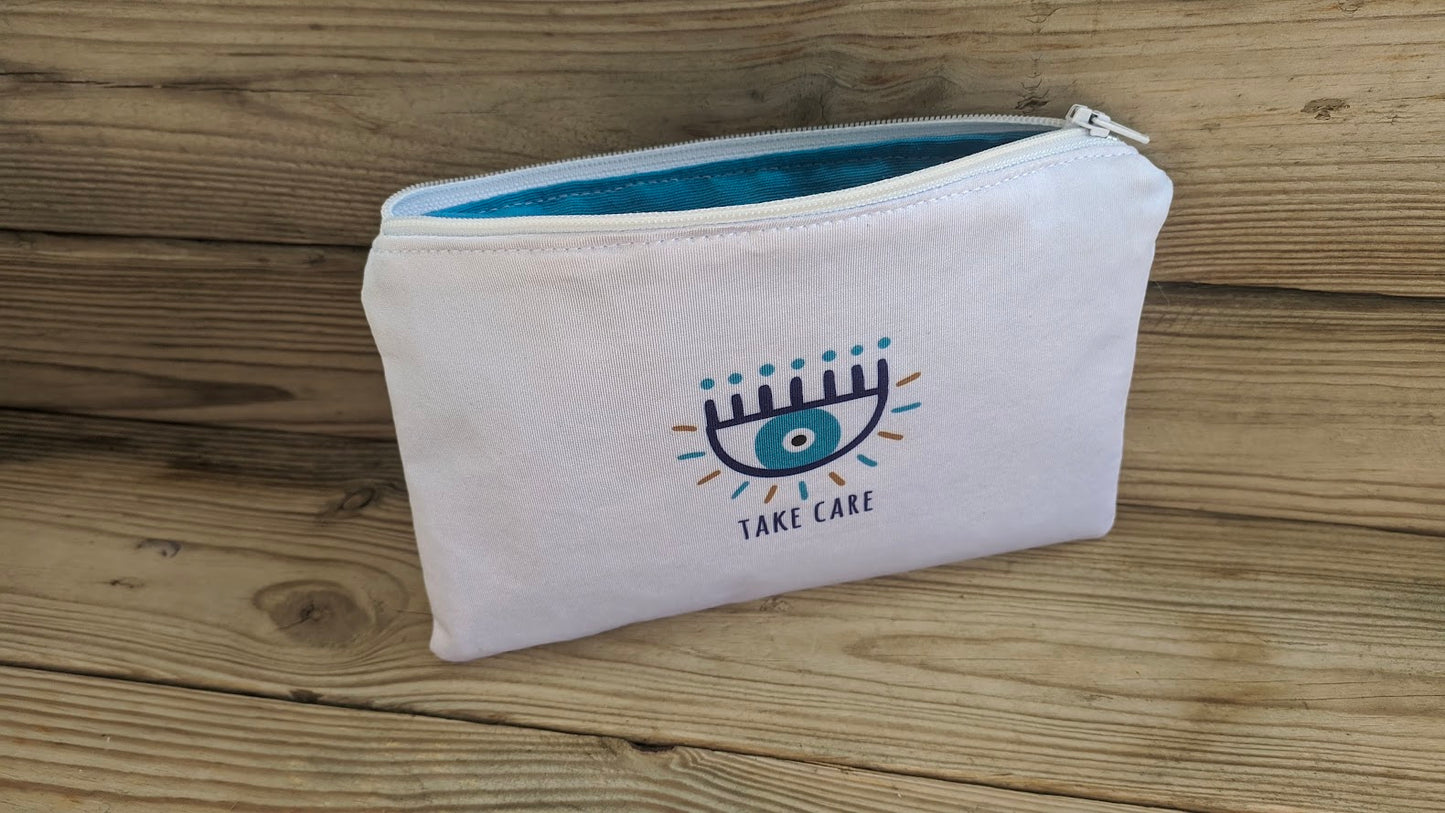 Pochette oeil bleu Lycra Fabriquée en Grèce -