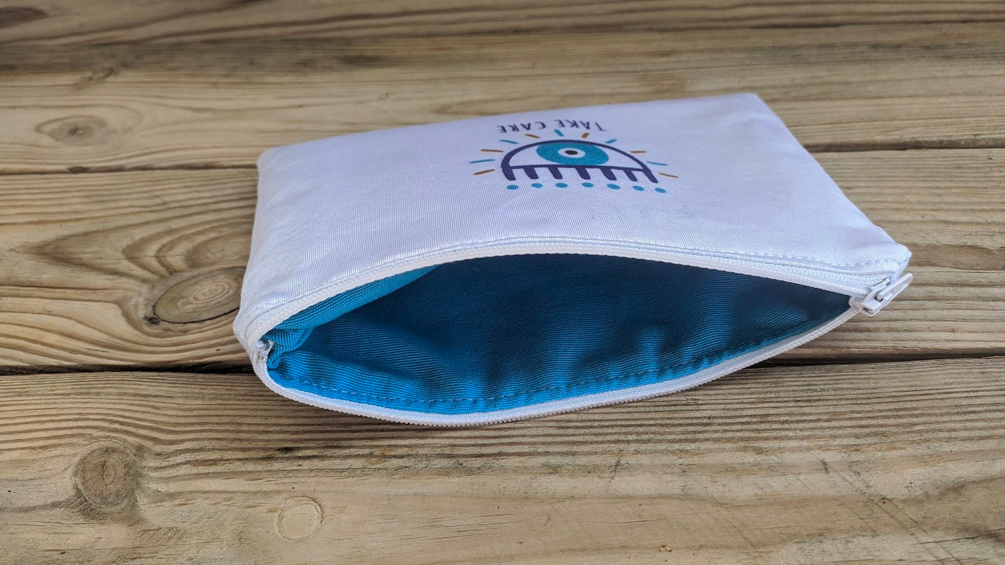 Pochette oeil bleu Lycra Fabriquée en Grèce -