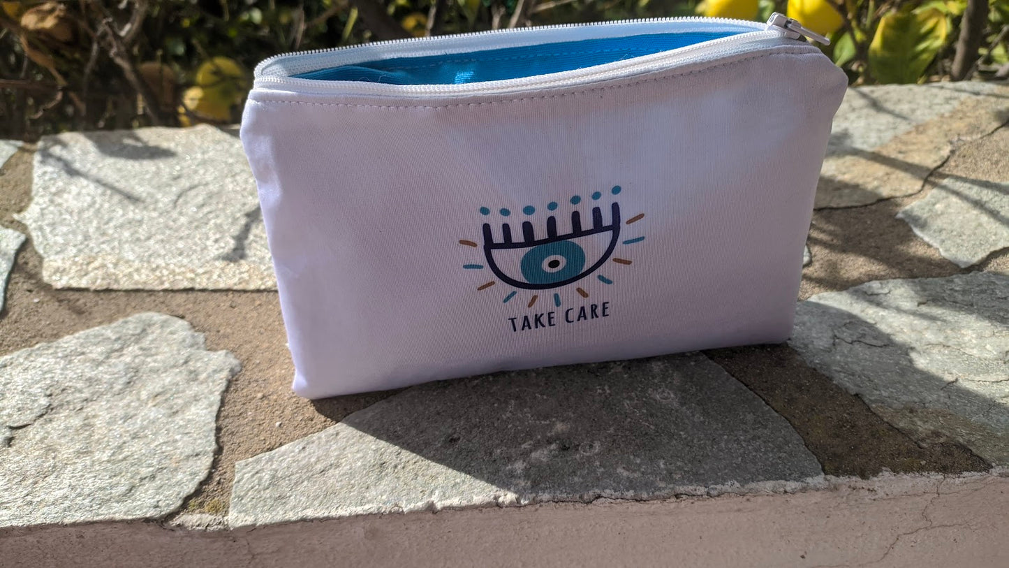 Pochette oeil bleu Lycra Fabriquée en Grèce -