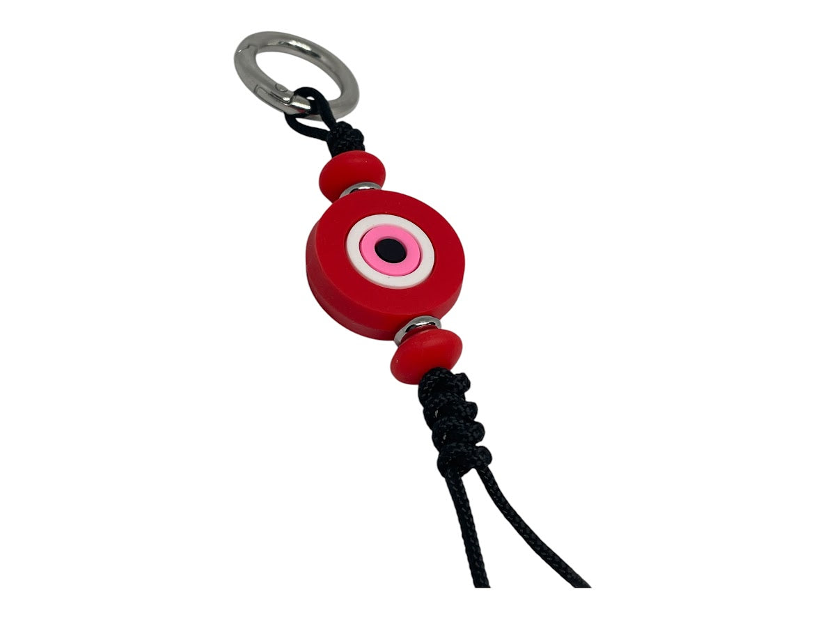 Silicone Εvil Eye Bag Charm - Purse Bag Charm - Greek Gift