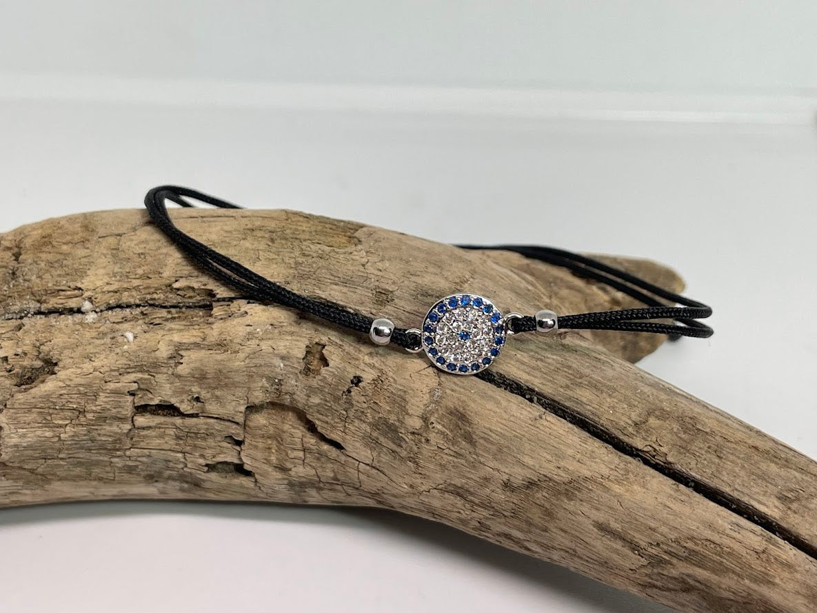 Bracelet Oeil CZ Ajustable - Bijou Femme