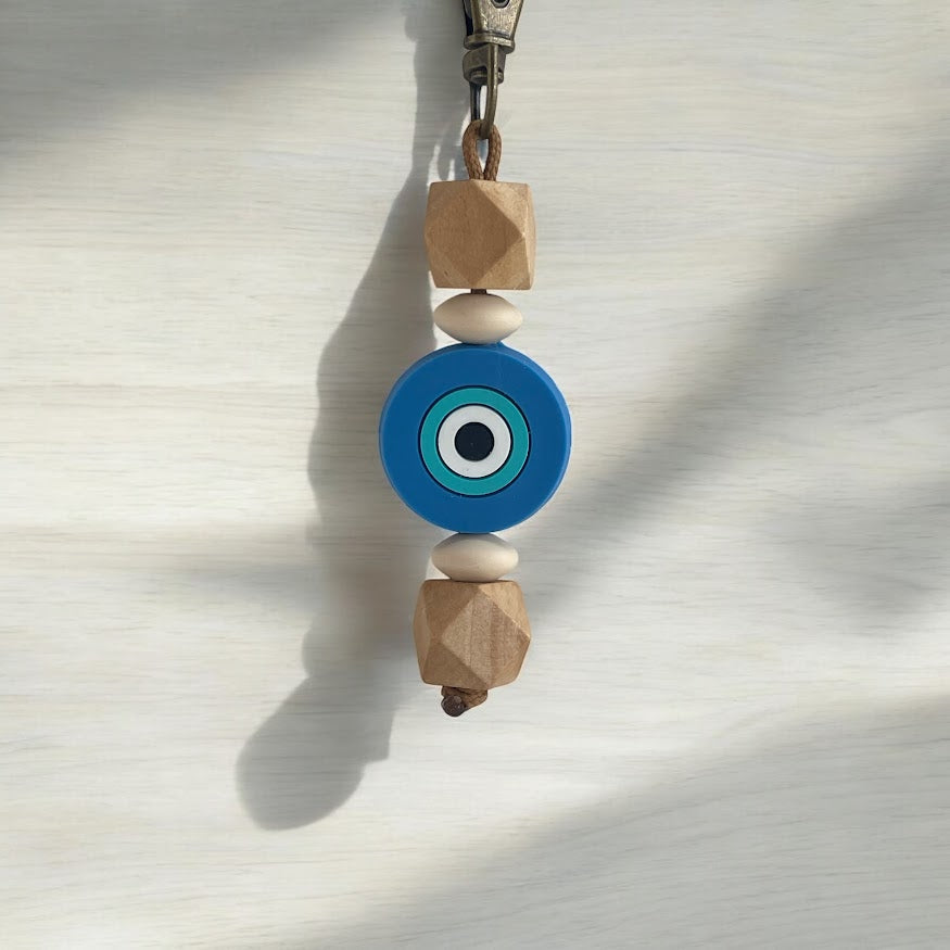 Evil Eye Bag Charm - Greek Gift - Handmade accessories