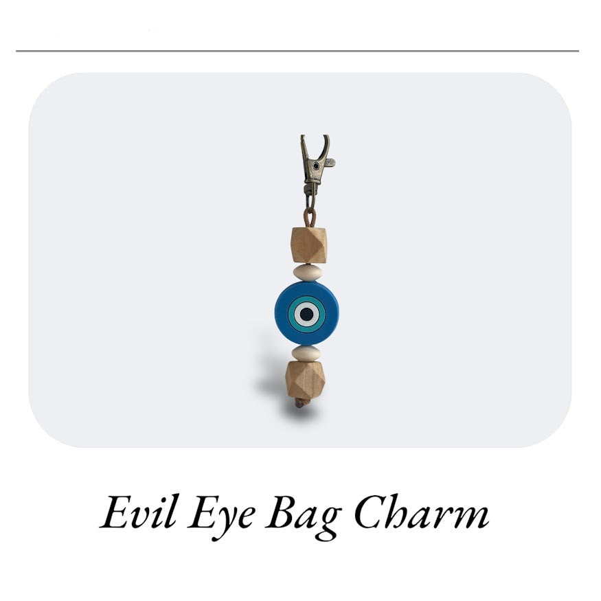 Evil Eye Bag Charm - Greek Gift - Handmade accessories