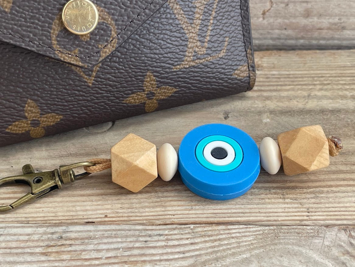 Evil Eye Bag Charm - Greek Gift - Handmade accessories