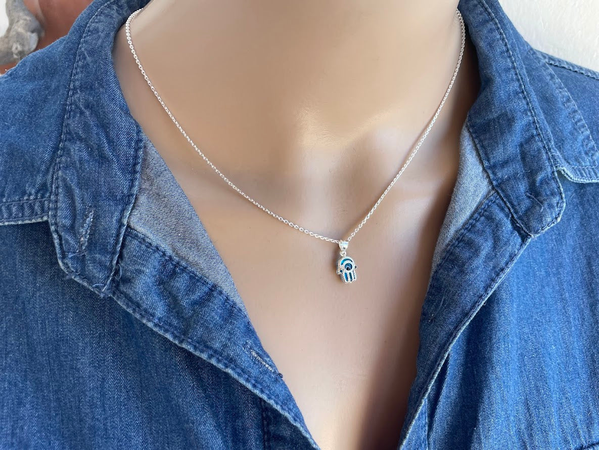 Collier Main de Fatma en Argent - Bijou Protection