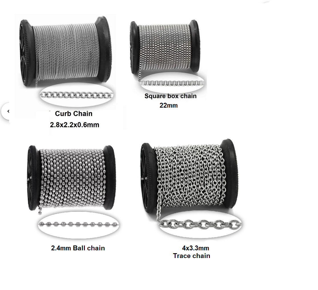 Collier Homme Oeil en Acier Inoxydable