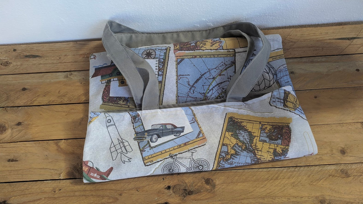 Sac Fourre-Tout Thème du Voyage - Tote bag
