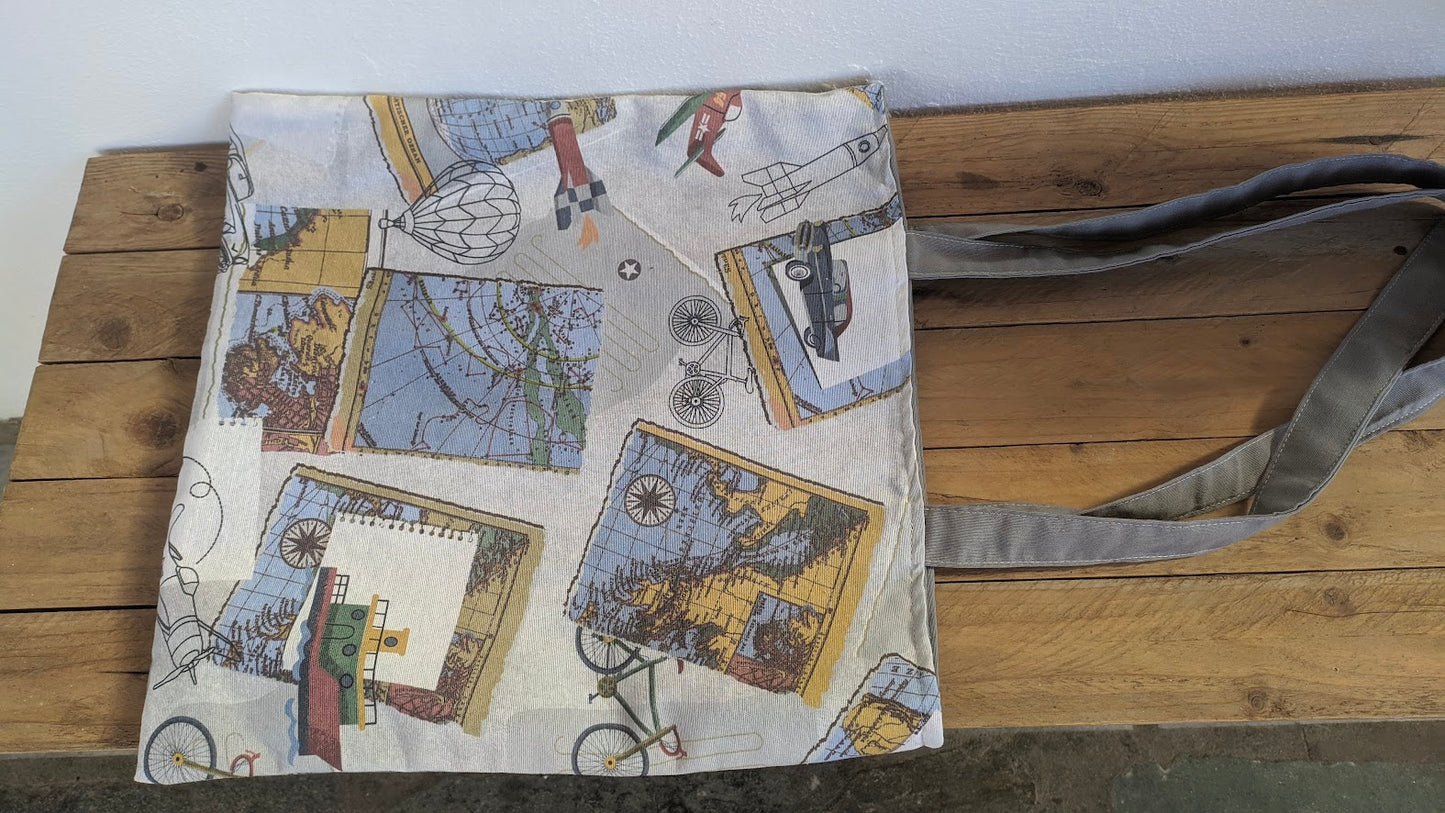 Sac Fourre-Tout Thème du Voyage - Tote bag