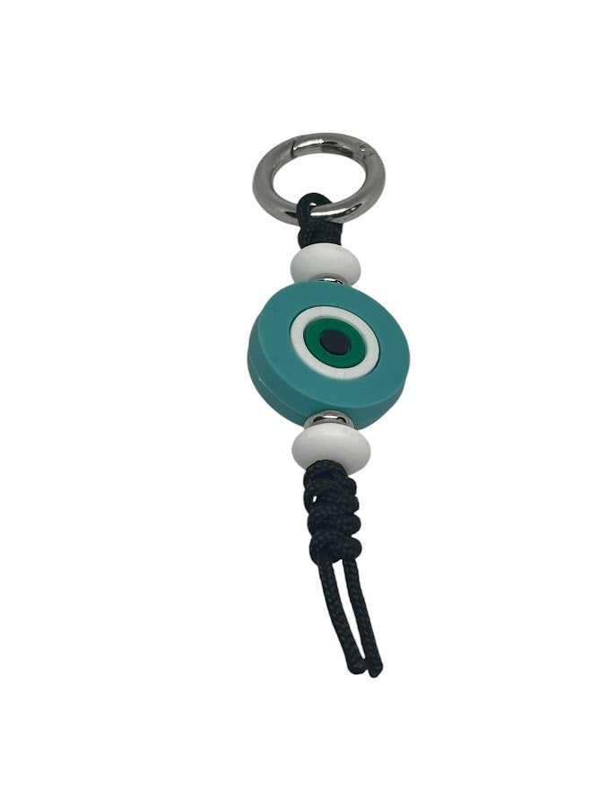 Silicone Εvil Eye Bag Charm - Purse Bag Charm - Greek Gift