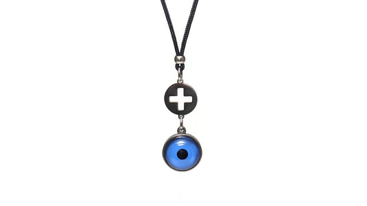 Evil eye cross car charm - car ornament - new car gift