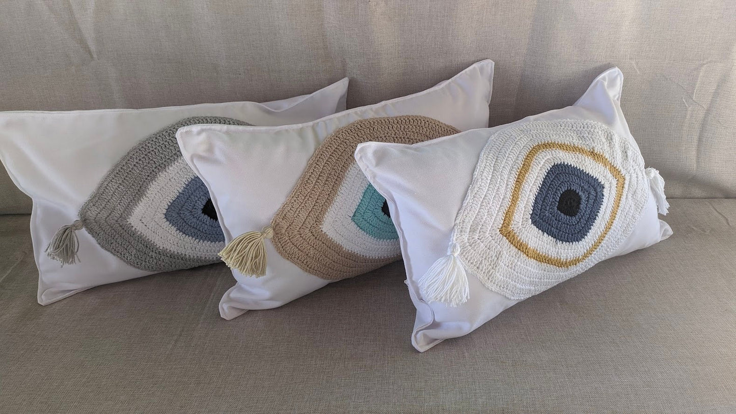 Evil eye pillow