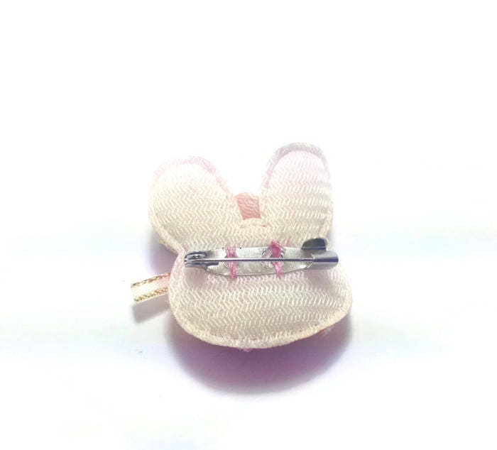 Baby Boy Safety Pin - Rabbit Safety Pin - New Born Gift