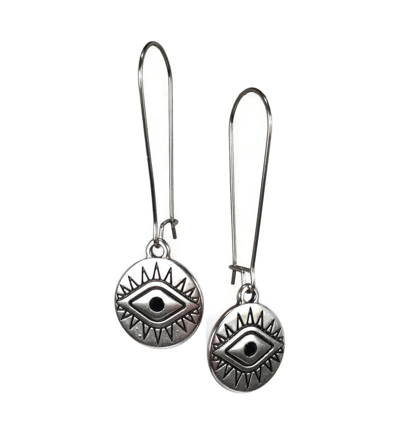 Boucles d’Oreilles Pendantes Oeil