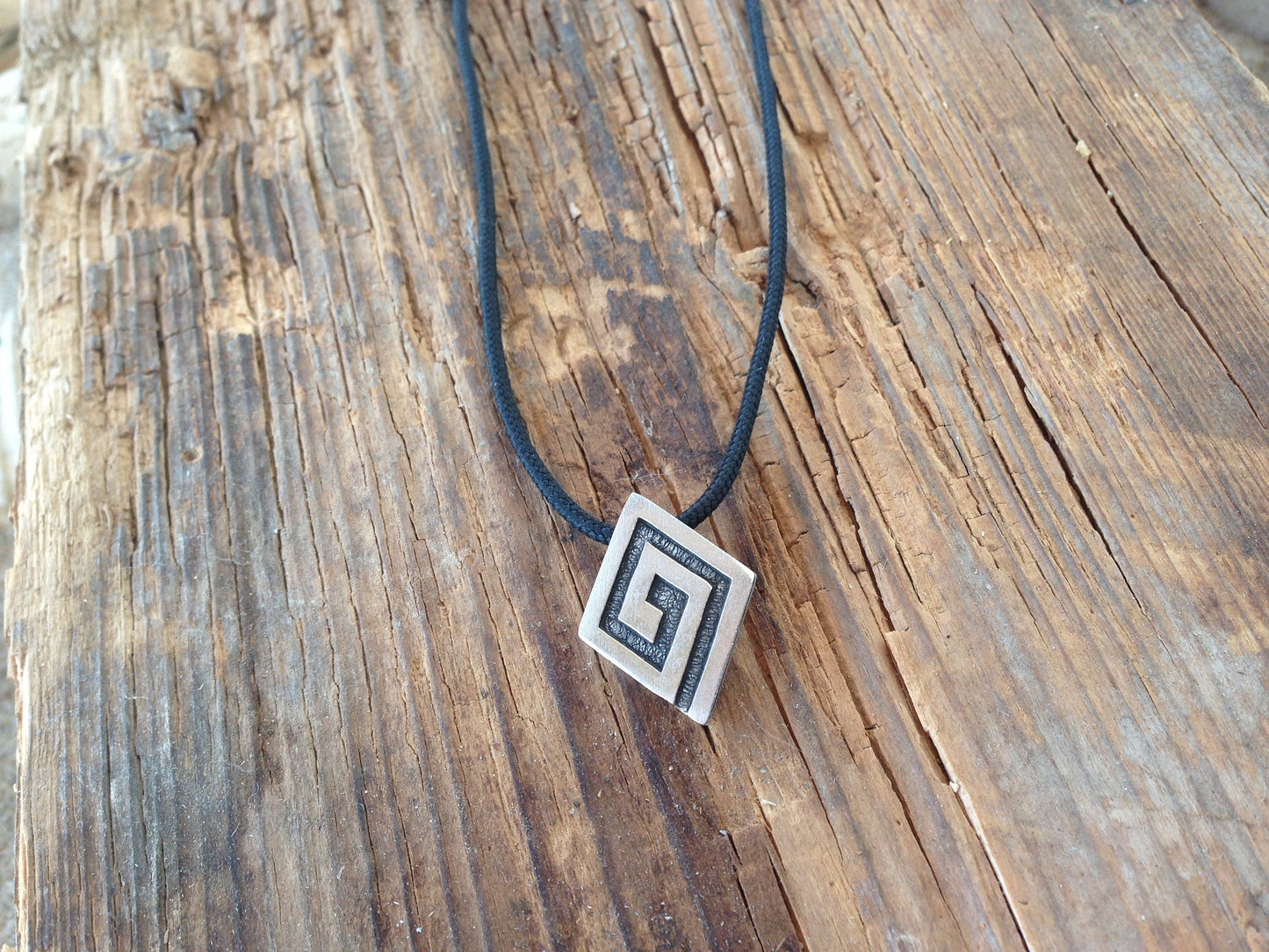 Pendentif Motif Grec Pour Homme - Bijoux pour hommes - Cadeau pour lui