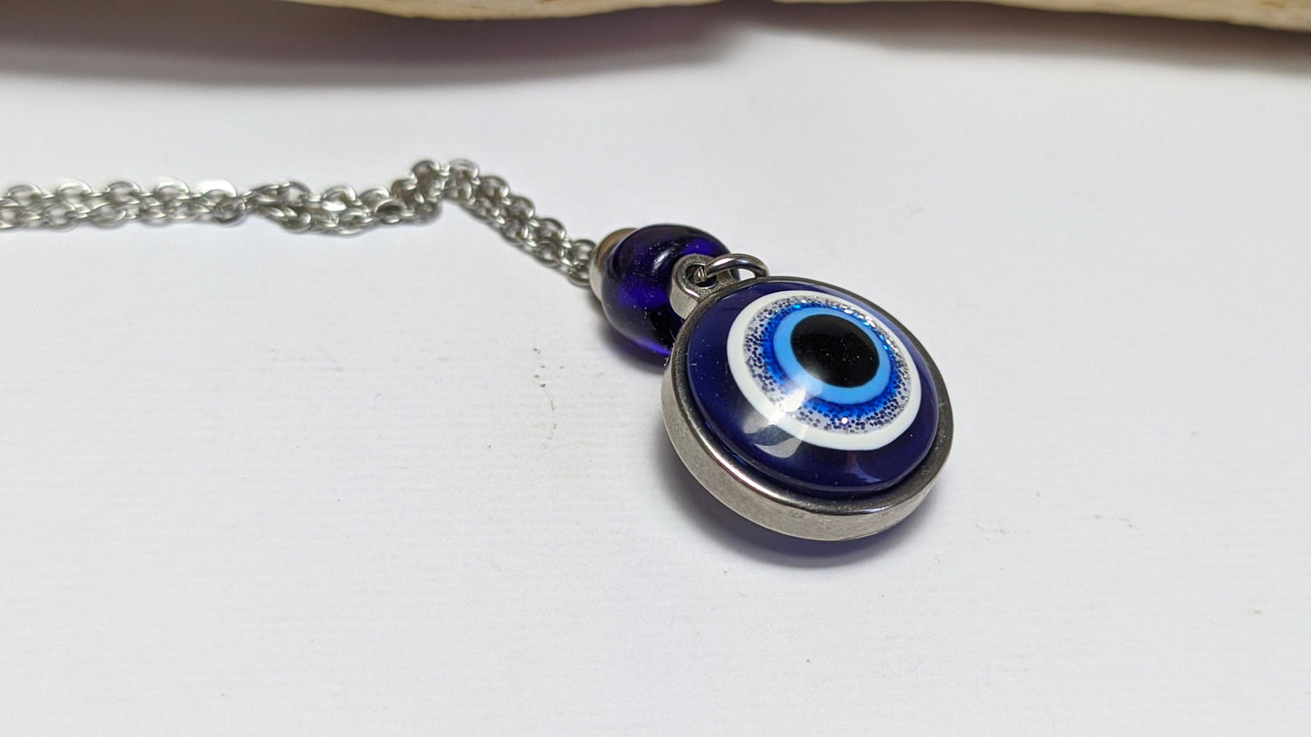 Bijou de Retroviseur Oeil Bleu - Porte bonheur