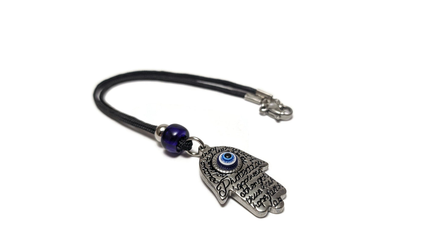 Evil Eye Hamsa Hand Mirror Charm - Car Gift