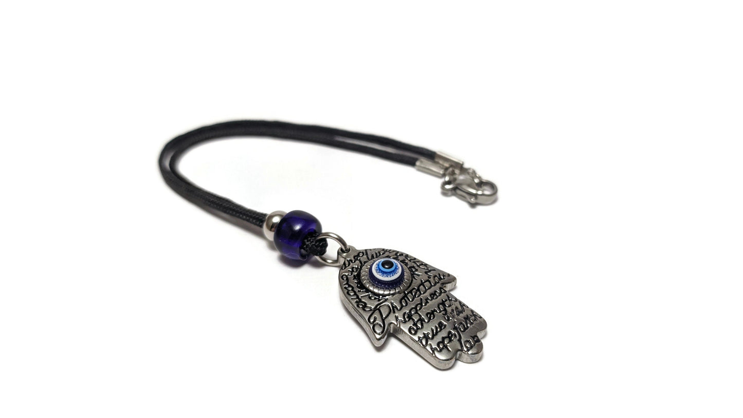 Evil Eye Hamsa Hand Mirror Charm - Car Gift