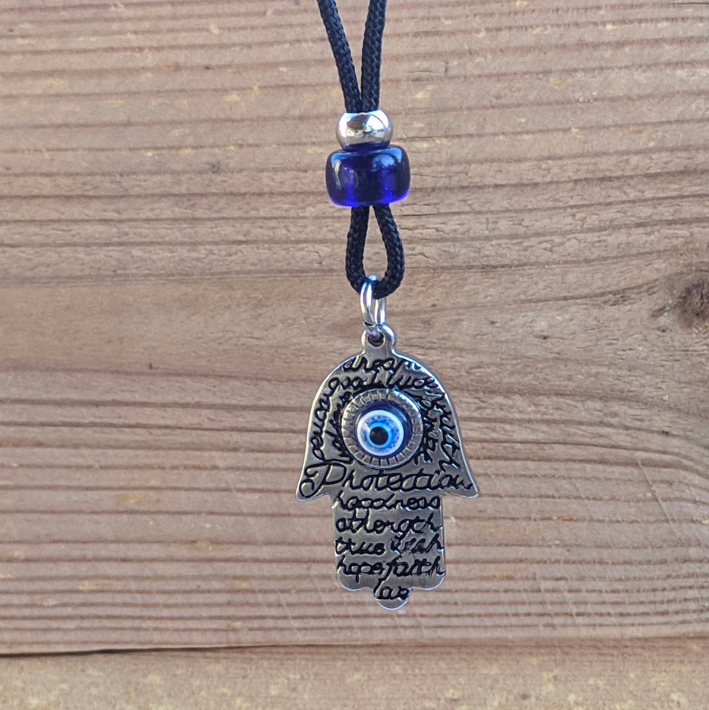 Evil Eye Hamsa Hand Mirror Charm - Car Gift