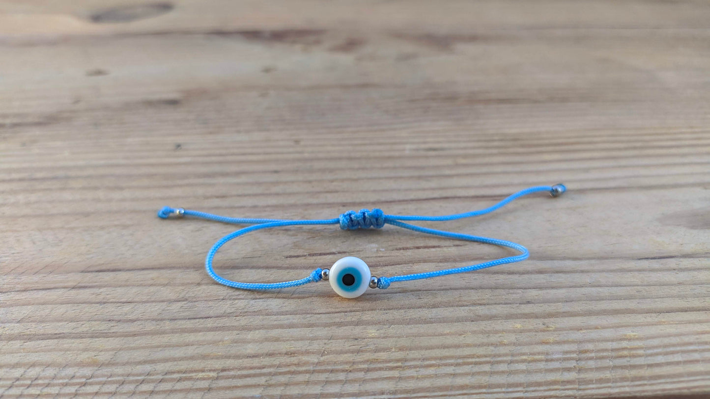 Bracelet Oeil Bleu Grec - Cadeau pour elle ou pour lui